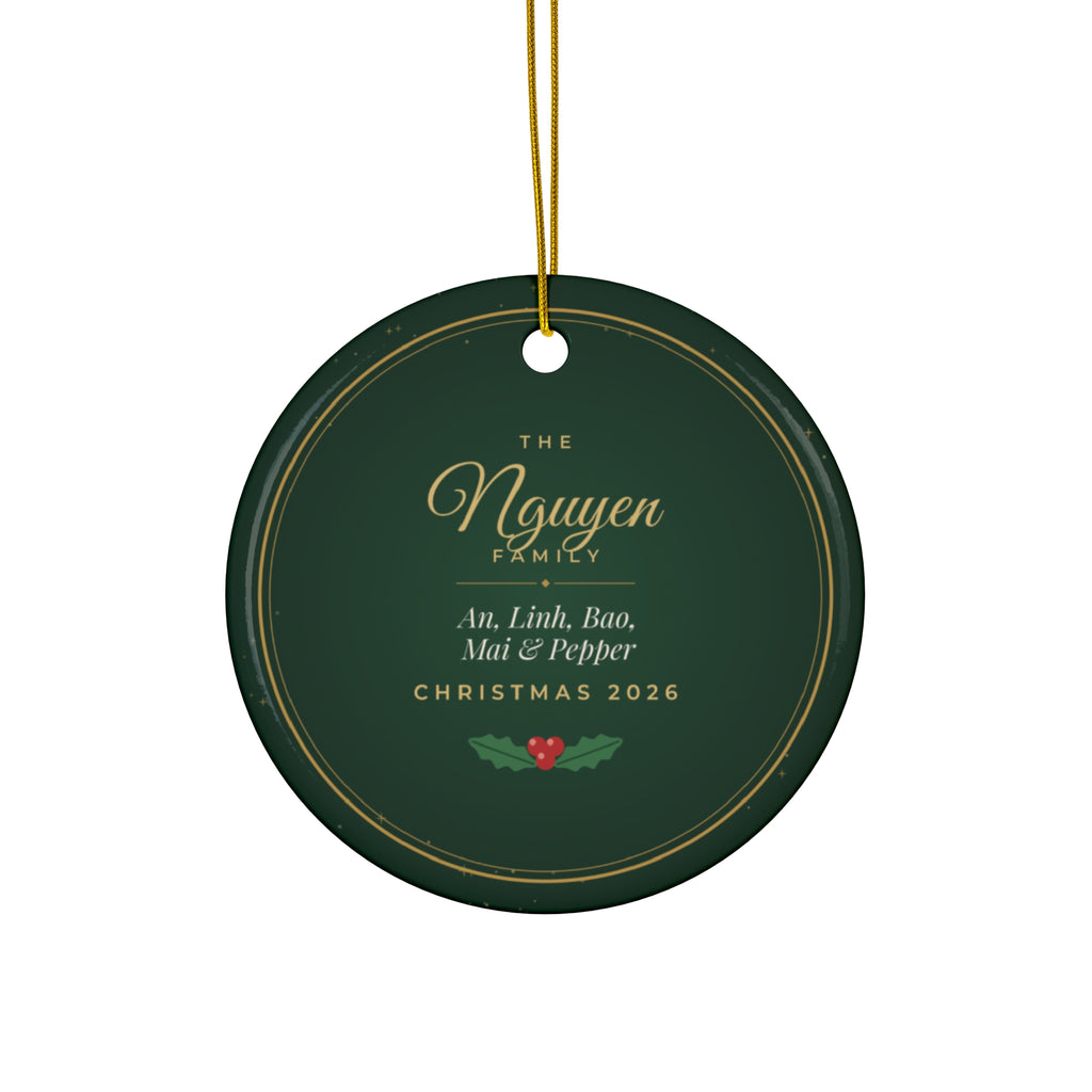 The Evergreen Family Ornament